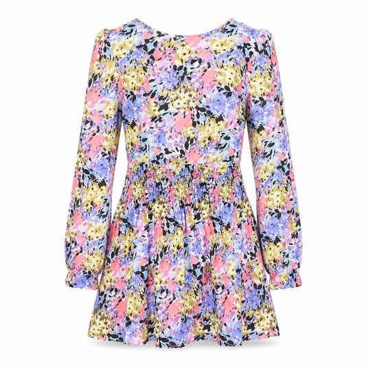 Marks and Spencer Girls Multicoloured Floral Dress 6-7 Years