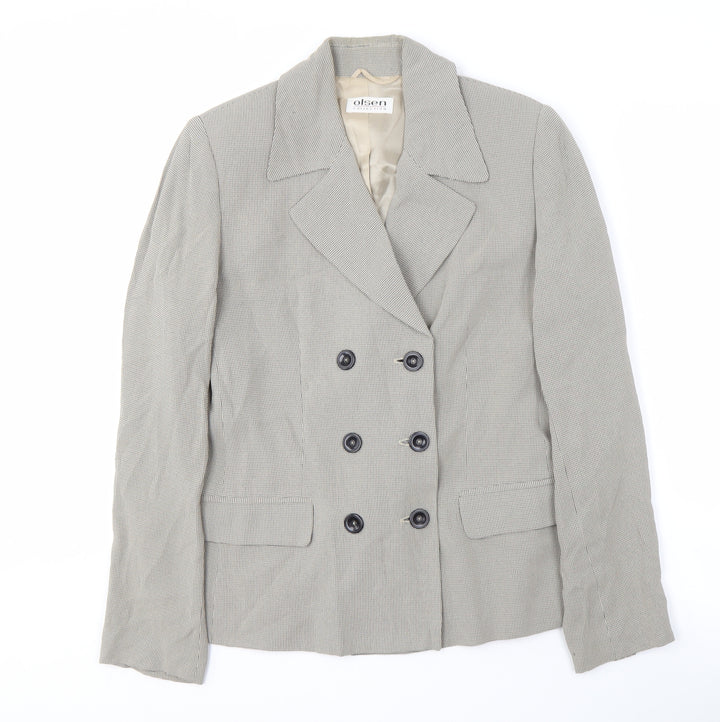 Olsen Collection Women's Grey Blazer Size 10