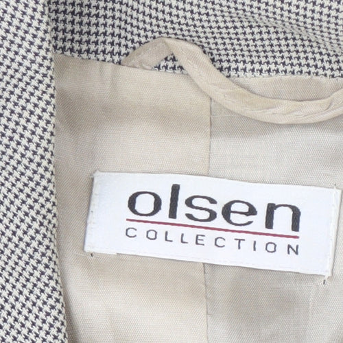 Olsen Collection Women's Grey Blazer Size 10