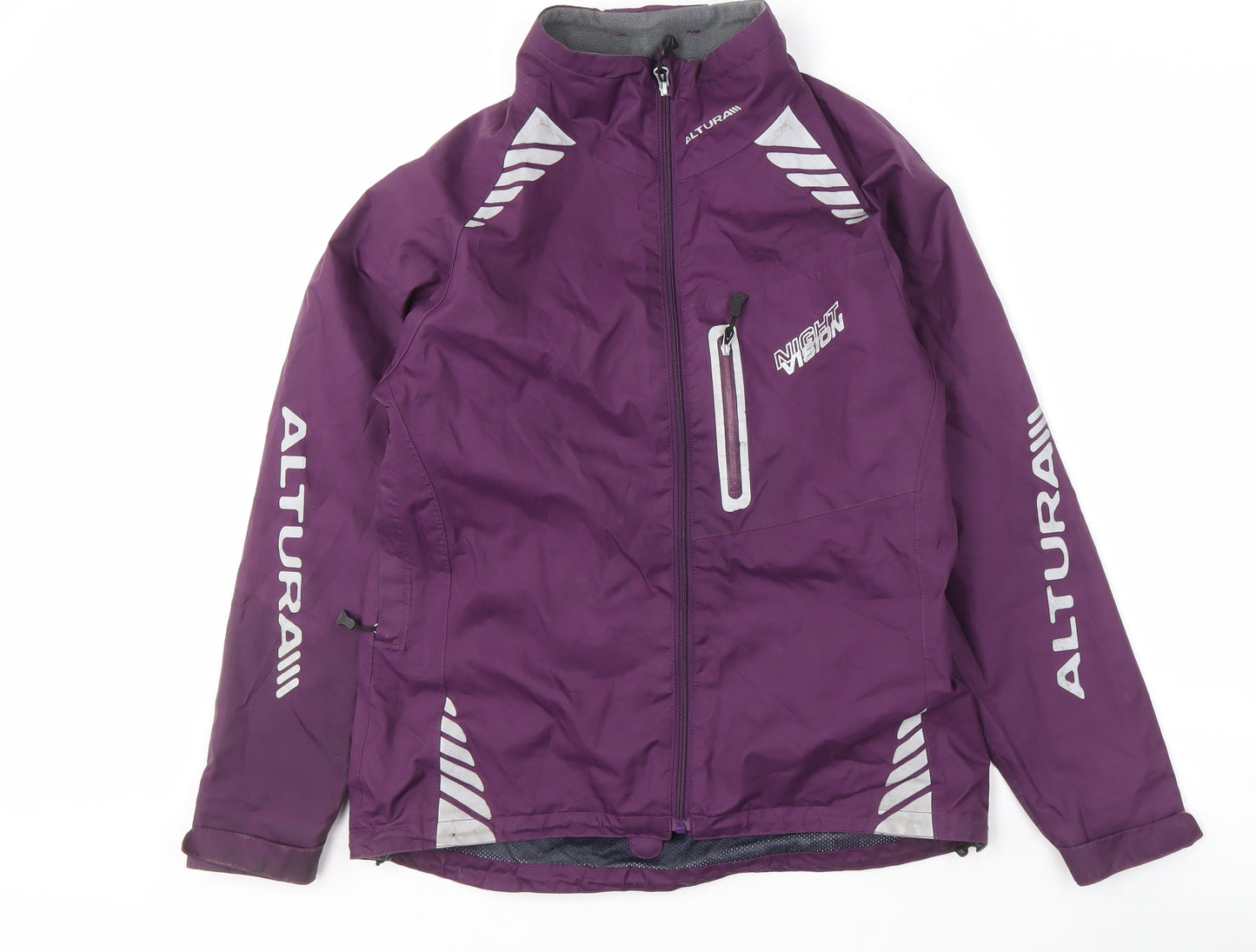 Altura Women's Purple Reflective Waterproof Jacket, Size 10