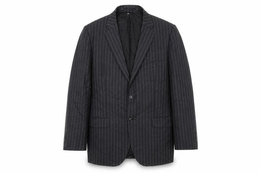 Aquascutum Men's BGrey Striped Blazer 46 S Formal Jacket
