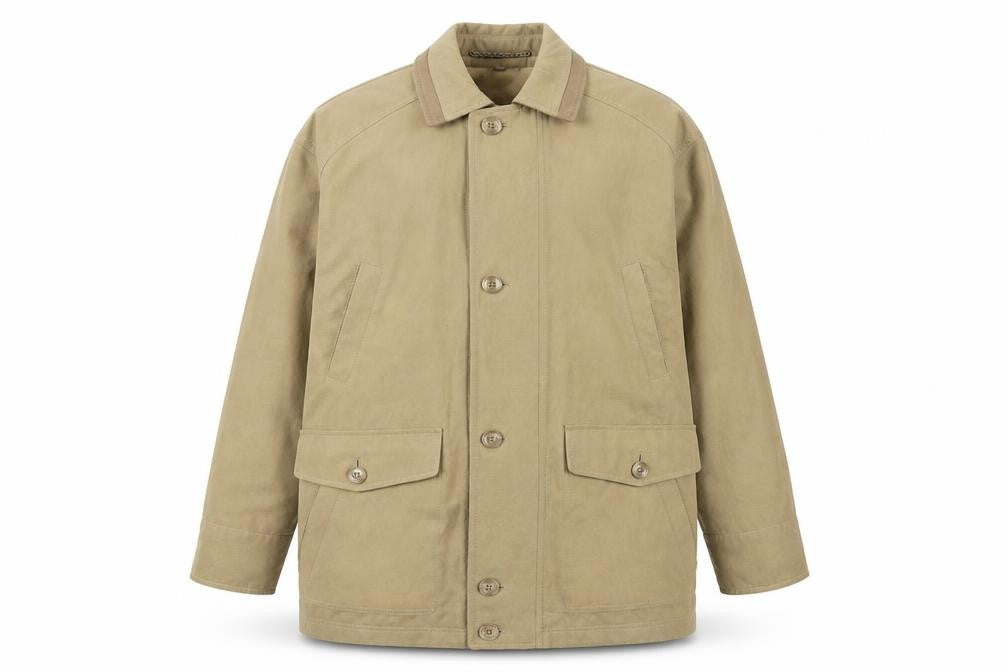 Front view of Dannimac Men's Beige Limited Edition Jacket M