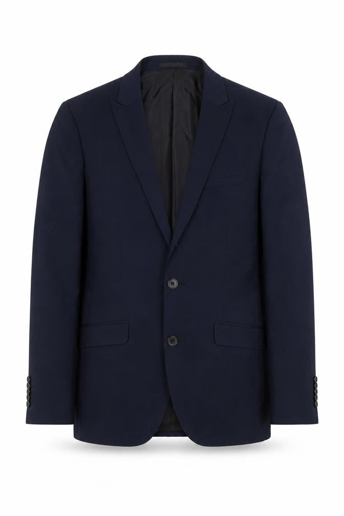 ONESIX5IVE Men's Blue Slim Fit Blazer, Size 36