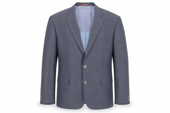 Digel Men's Blue Check Blazer Jacket 56