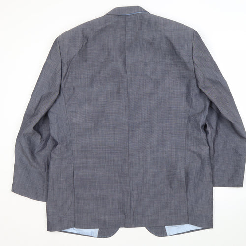 Digel Men's Blue Check Blazer Jacket 56