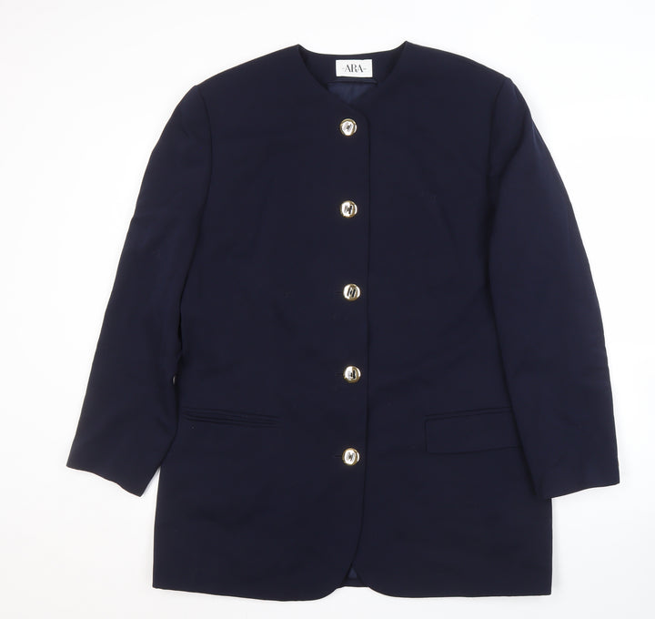 ARA Women's Blue Suit Jacket Size 16