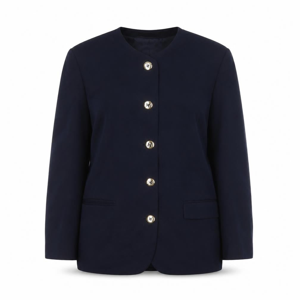 Front view of ARA Women's Blue Suit Jacket, size 16