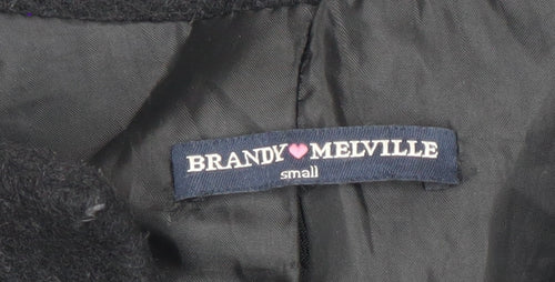 Brandy Melville Women's Black Long Coat Size S