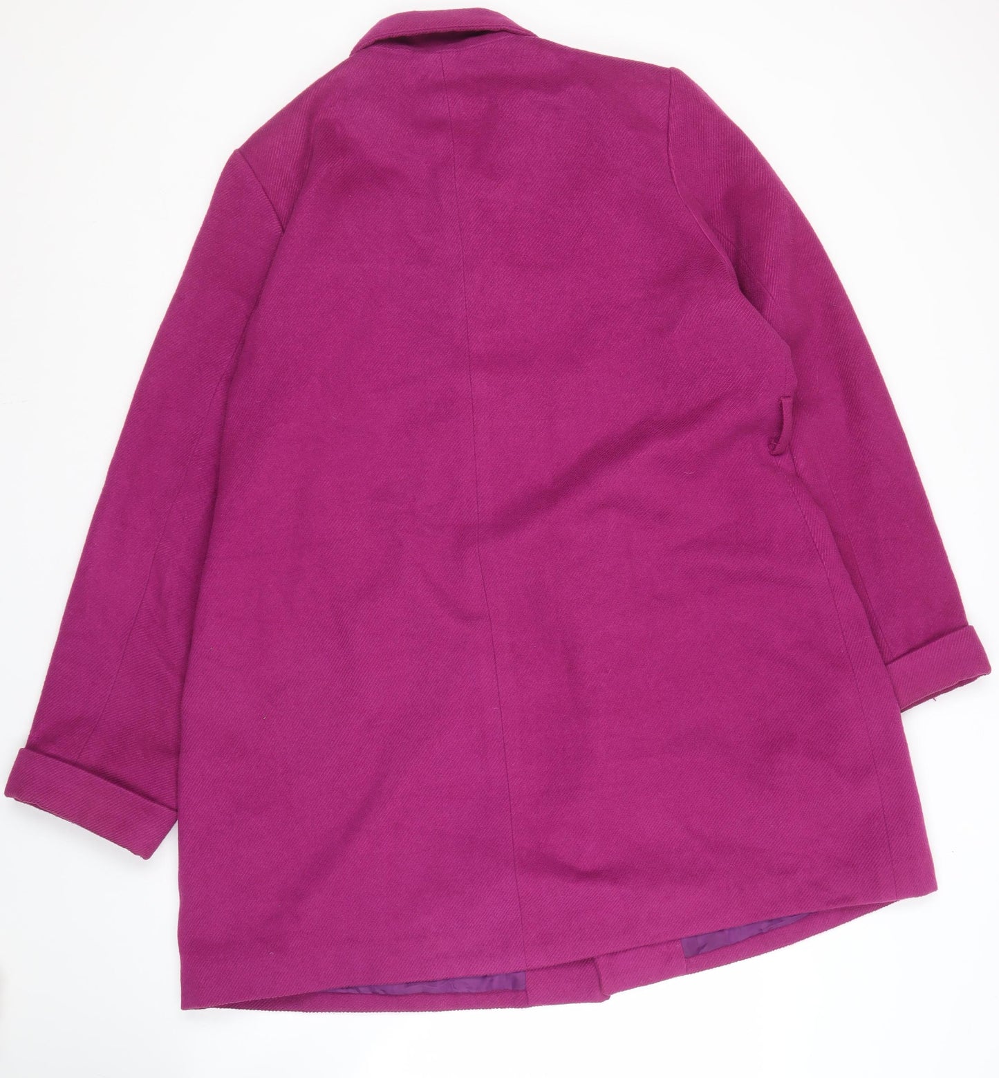 Elegance Women's Purple Coat Size 20 Button Details