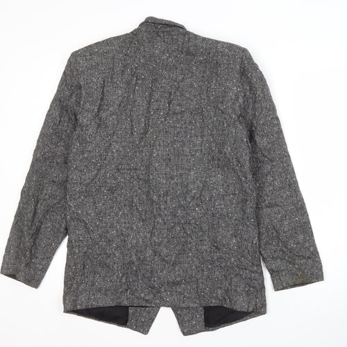 Michelle Stuart Women's Black Flecked Blazer Size 8
