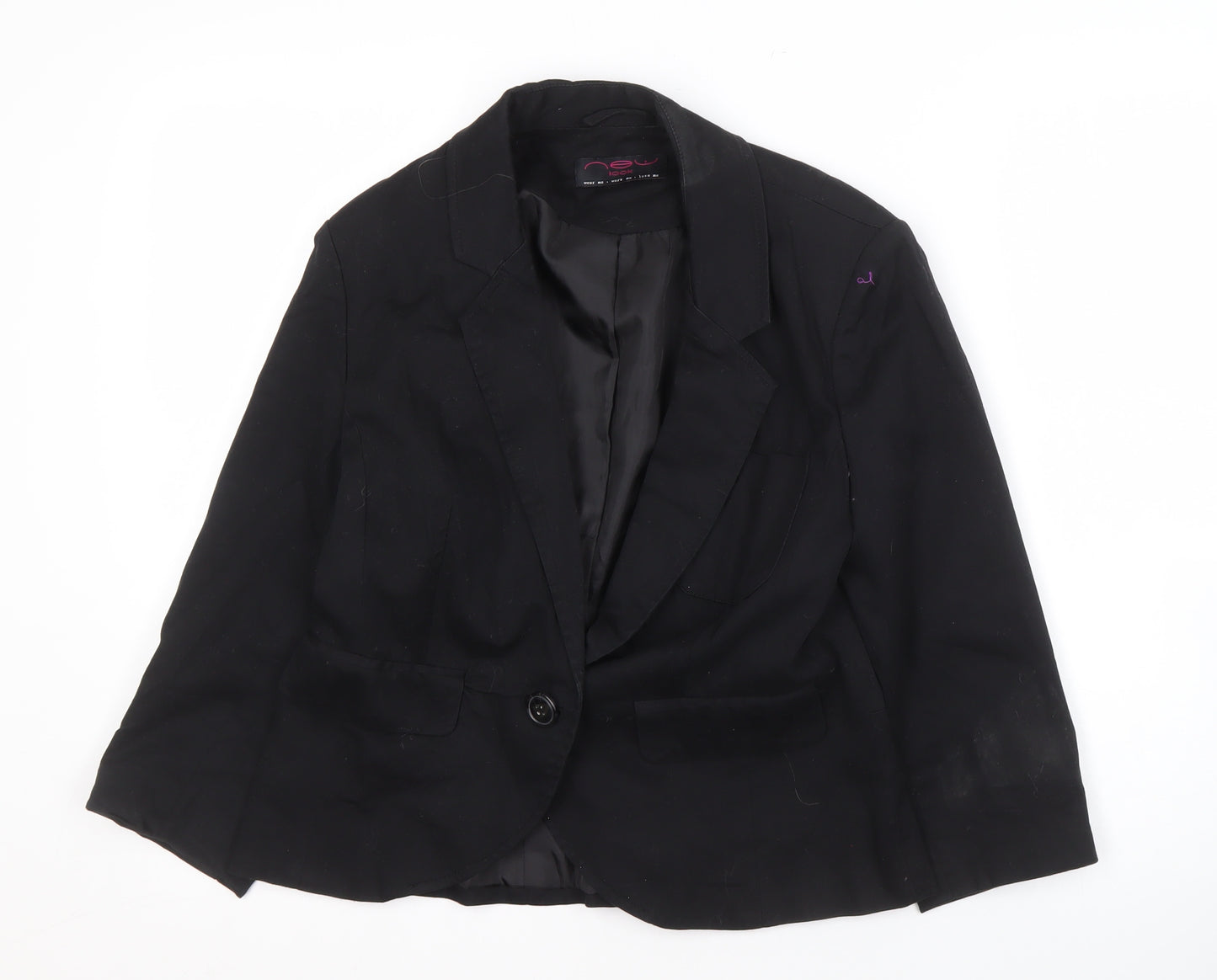 New Look Women's Black Classic Blazer, Short Length