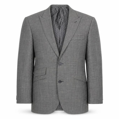English Laundry Men's Grey Checked Blazer Size 38