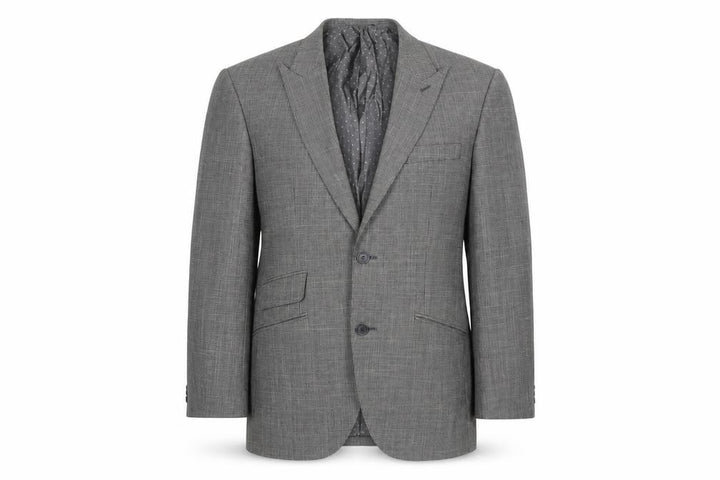 English Laundry Men's Grey Checked Blazer Size 38