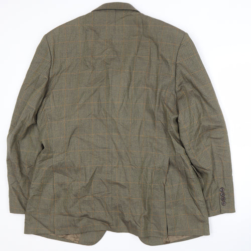 Austin Reed Men's Green Check Blazer, Size 42