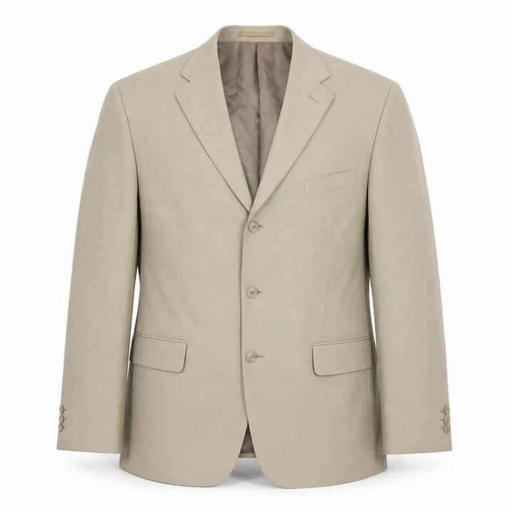 Front view of Westbrook Men's Beige Blazer, size 46, Formal