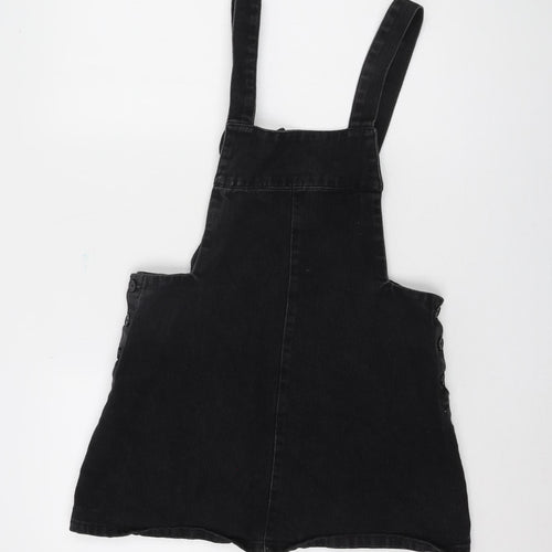 Zara Women's Black Pinafore Dress S