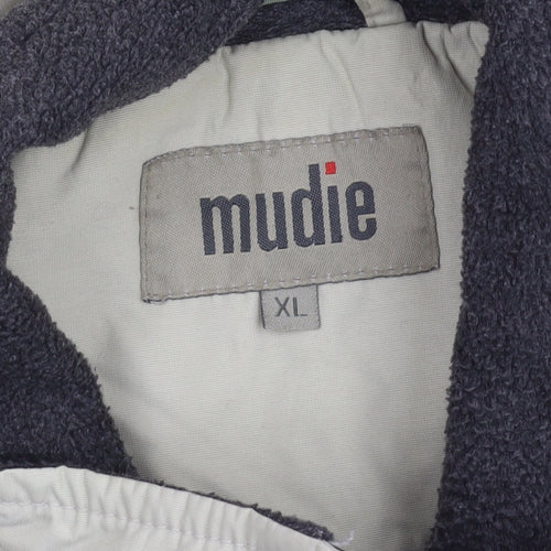 Mudie Men's Beige XL Basic Jacket with Full Zip