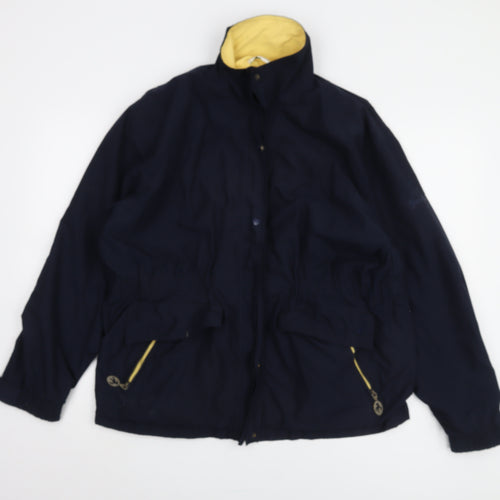 Green Lamb Unisex Blue Windbreaker Jacket Size M