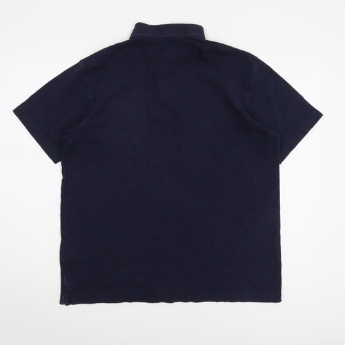 Cotton Traders Men's Blue Polo Shirt M