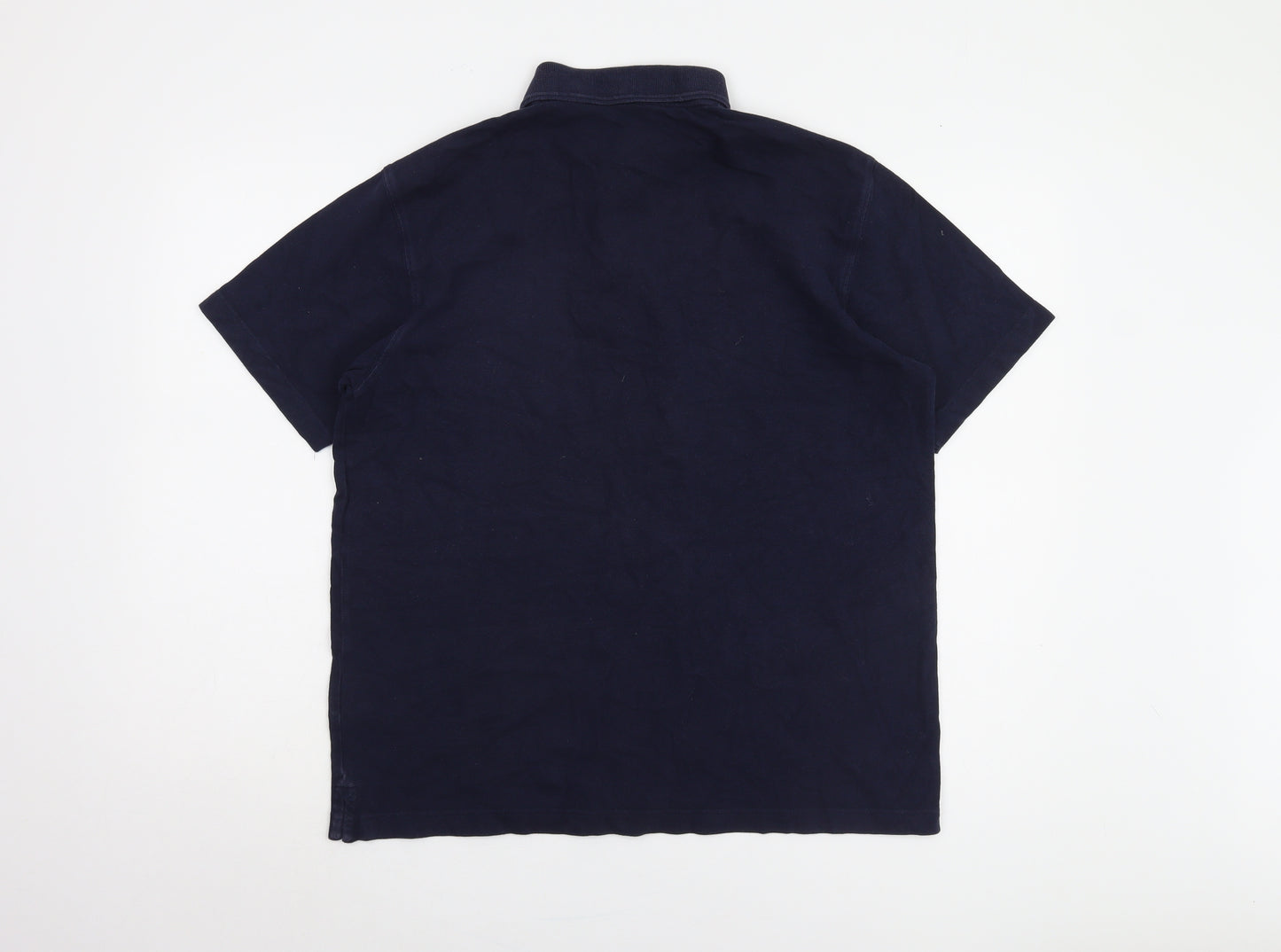 Cotton Traders Men's Blue Polo Shirt M