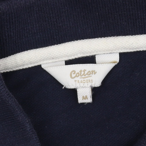 Cotton Traders Men's Blue Polo Shirt M