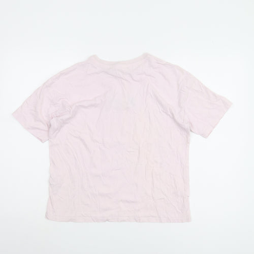 Pineapple Women’s Pink XS Embroidered T-Shirt