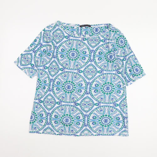 Marks and Spencer Women's Multicoloured Geometric Blouse Size 18