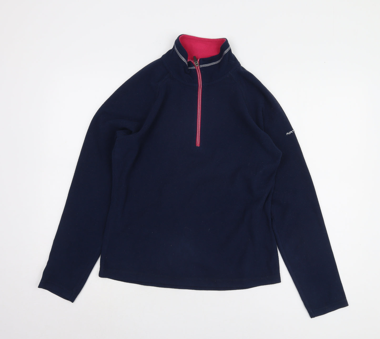 Trespass Women's Blue Mock Neck Fleece Sweatshirt M