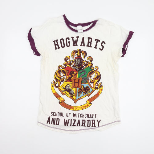Pyjamas.com Women's White Hogwarts Nightshirt 14-16