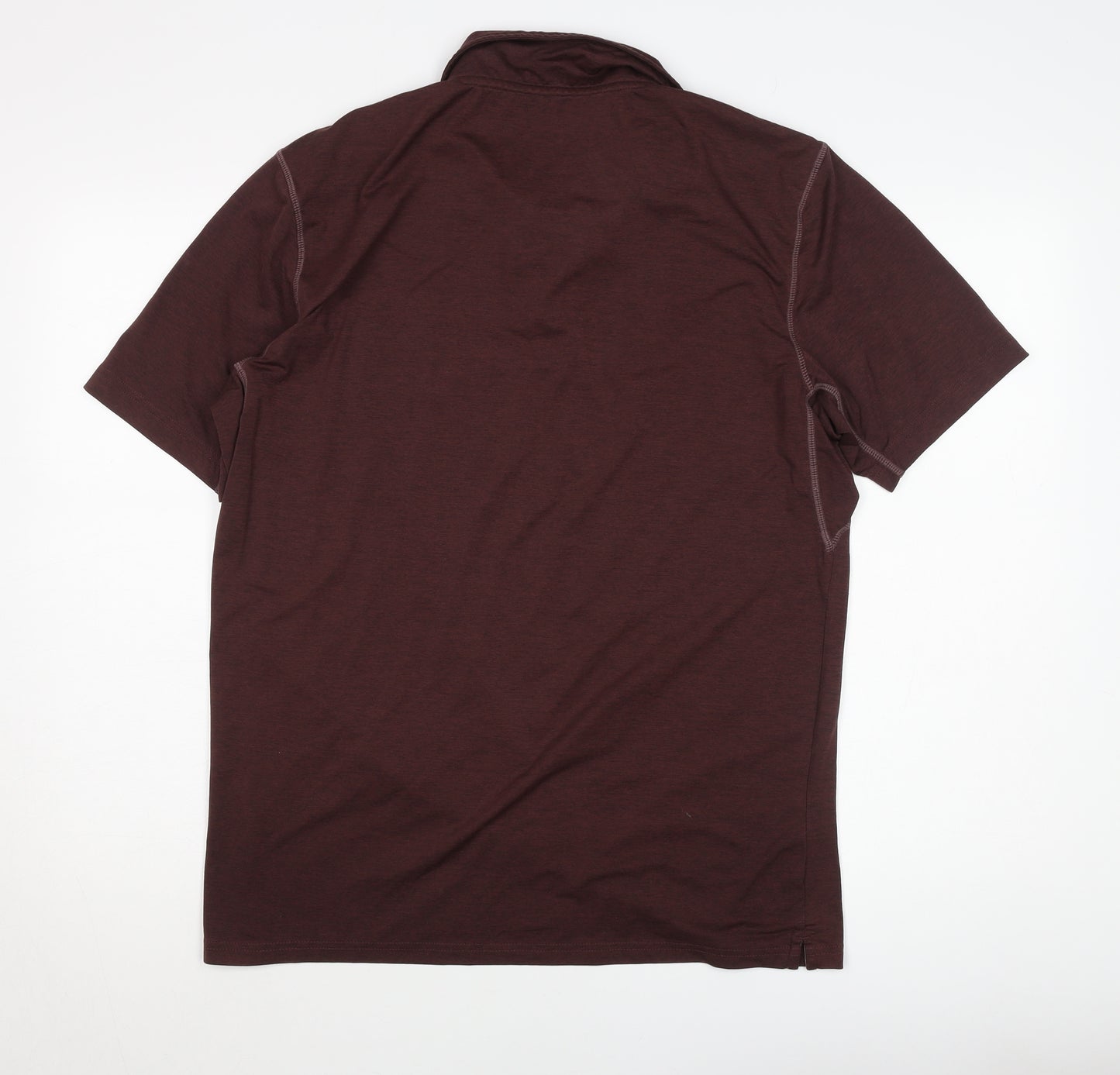 Calvin Klein Men's Brown Polo Shirt L Golf Style