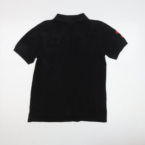 U.S. Polo Assn. Boys Black XL Polo Shirt