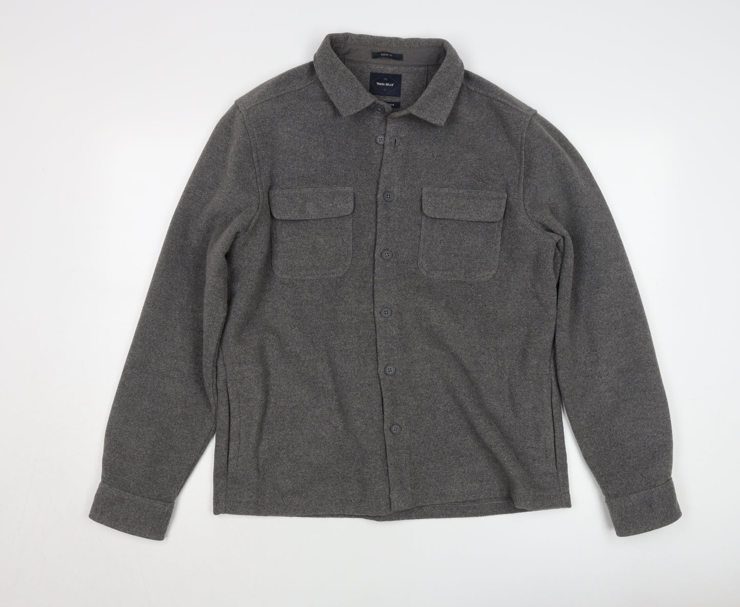 White Stuff Women's Grey Basic Jacket - Medium