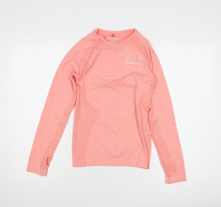 Maximuscle Women's Pink Athletic Pullover Top - S