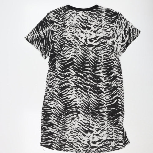 PrettyLittleThing Women's Black T-Shirt Dress, Size 10