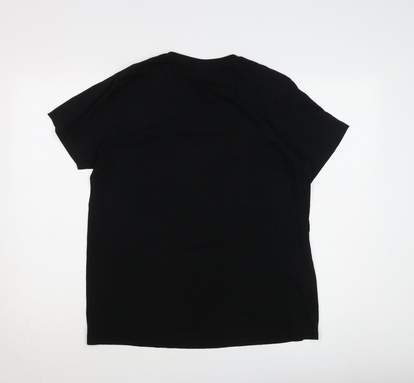 Clique Men's Black Graphic T-Shirt - Size L