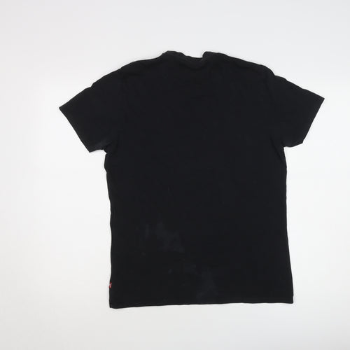 Levi's Men's Black Logo Graphic T-Shirt Medium