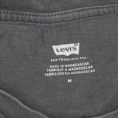 Levi's Men's Black Logo Graphic T-Shirt Medium