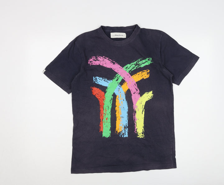 Fenchurch Men's Black Graphic Print T-Shirt Size S