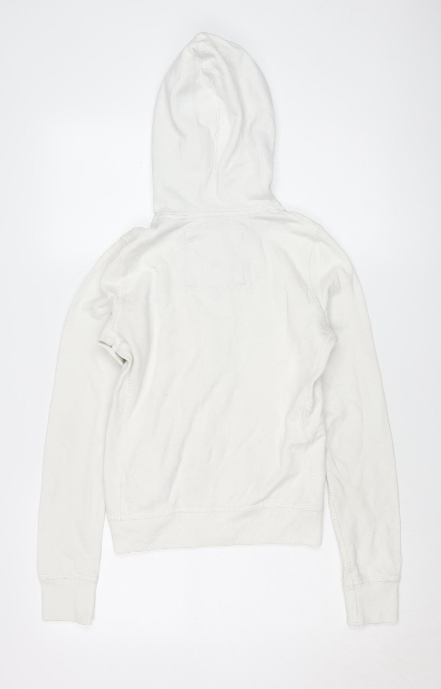 Abercrombie & Fitch Women's White Hoodie S Full Zip