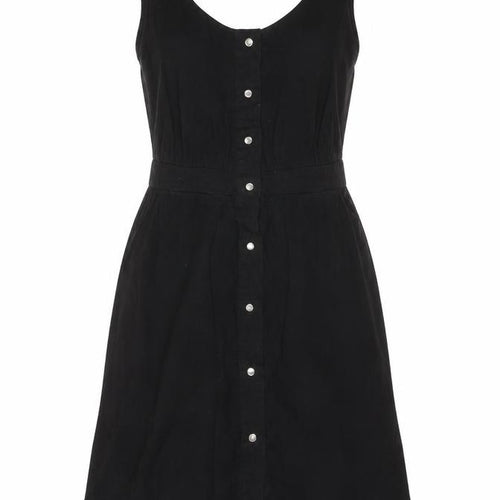 ASOS Women's Black Sleeveless Cotton Dress Size 6