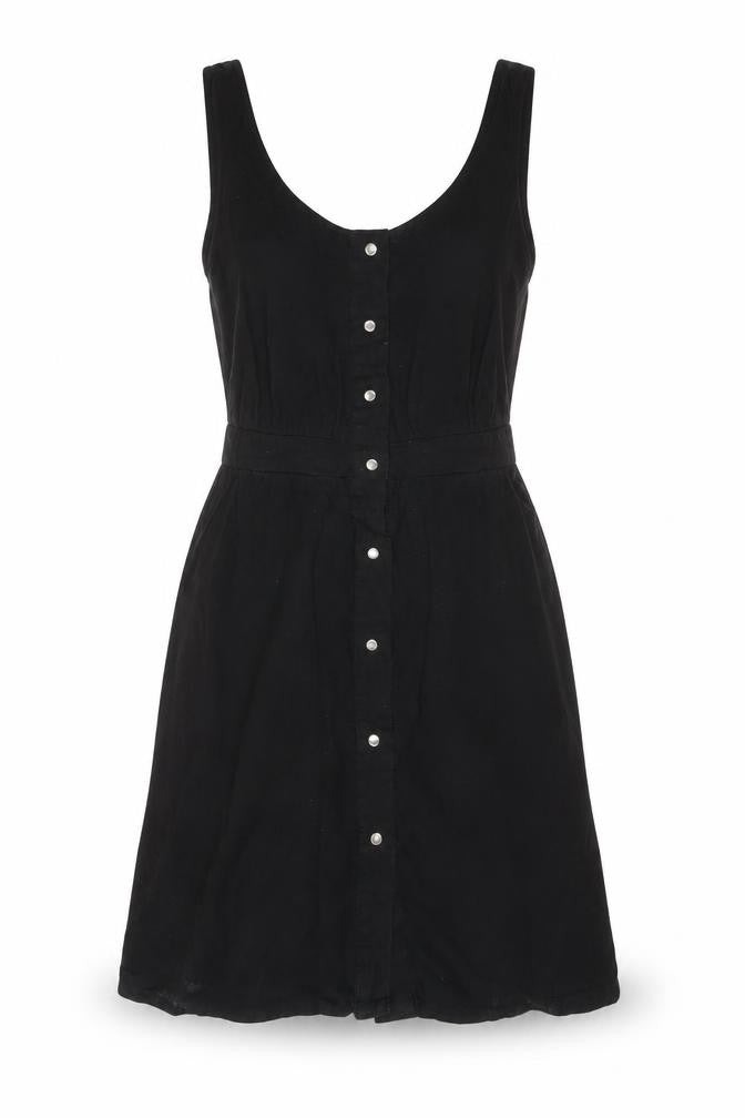 ASOS Women's Black Sleeveless Cotton Dress Size 6