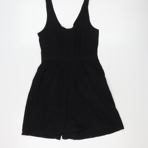 ASOS Women's Black Sleeveless Cotton Dress Size 6