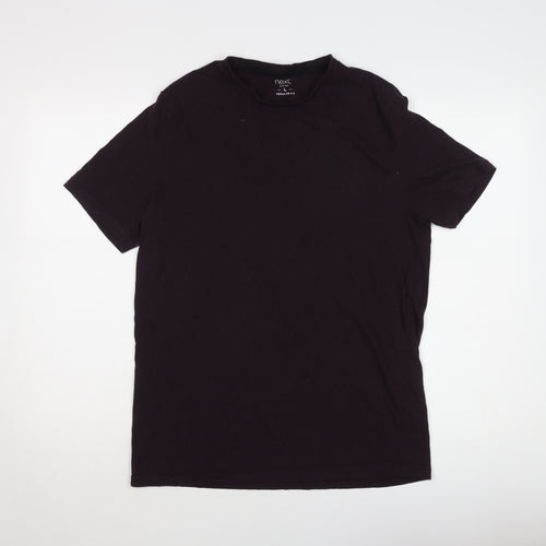 Next Men's Black Crew Neck T-Shirt L