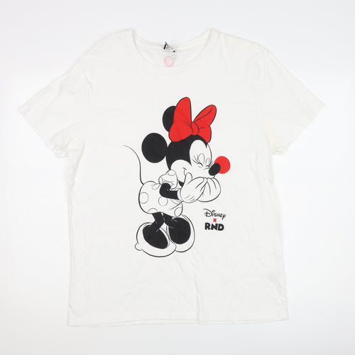 Comic Relief Disney Minnie Mouse Unisex T-Shirt White L