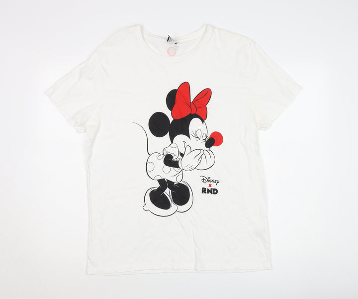 Comic Relief Disney Minnie Mouse Unisex T-Shirt White L