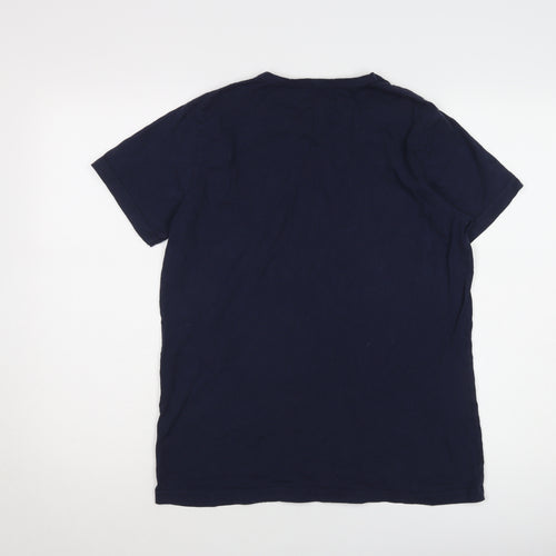 Lyle & Scott Men's Blue Crew Neck T-Shirt L