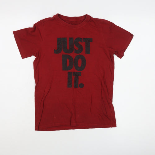 Nike Boys' Red Graphic T-Shirt - Size 10-11 Years