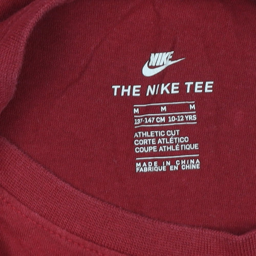 Nike Boys' Red Graphic T-Shirt - Size 10-11 Years