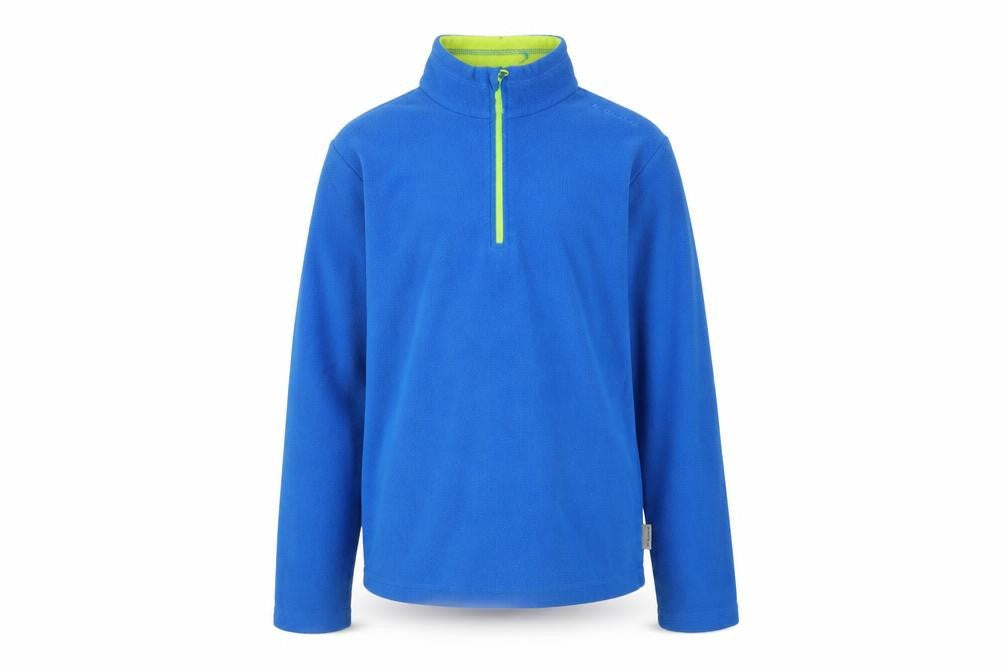 Oxylane Boys Blue 12Y Fleece Sweatshirt 1/2 Zip Lightweight