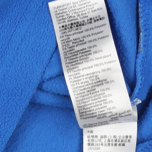 Oxylane Boys Blue 12Y Fleece Sweatshirt 1/2 Zip Lightweight